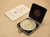 1930's Double sided Fowlers Textile Calculator, Short Scale Type in Nickel case